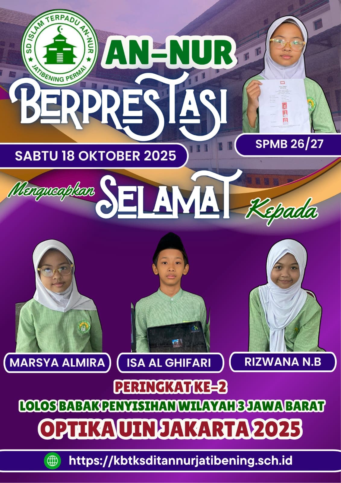 sdit-an-nur-lolos-babak-penyisihan-optika-uin-2025